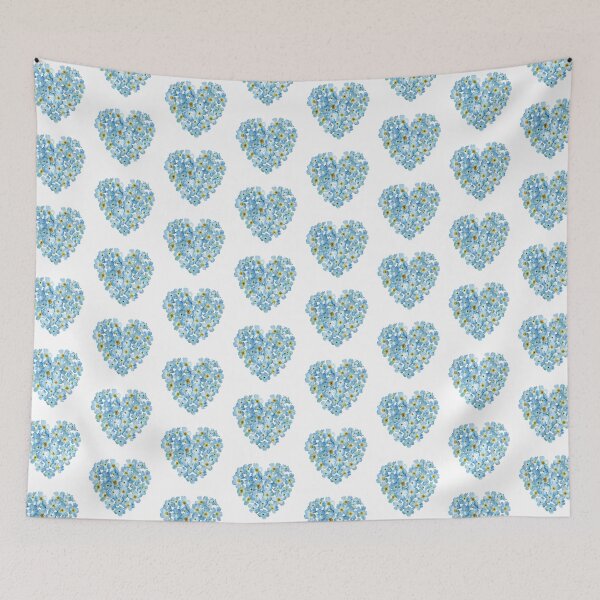 Item preview,  Heart of little blue forget-me-not designed and sold by uunaa.
