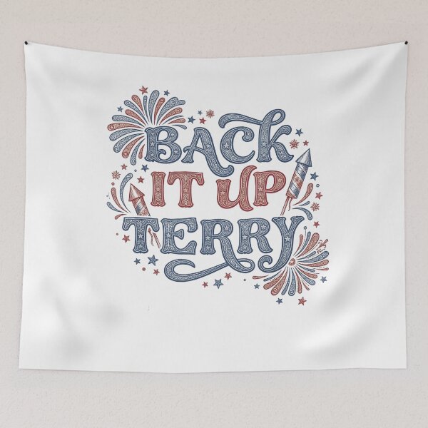 Item preview, Back it Up Terry Put It in Reverse July 4th Fireworks Terry designed and sold by THREE LITTLE BEANS.