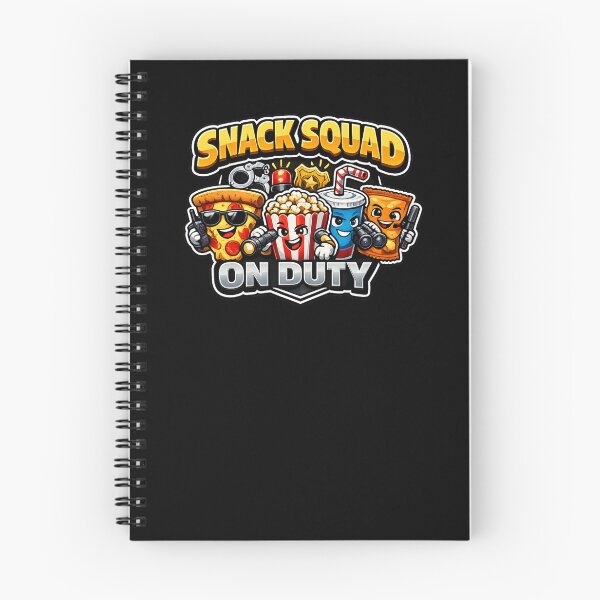 Item preview, SNACK SQUAD – ON DUTY – Funny Sticker & T-Shirt Design designed and sold by Timeless Junction.