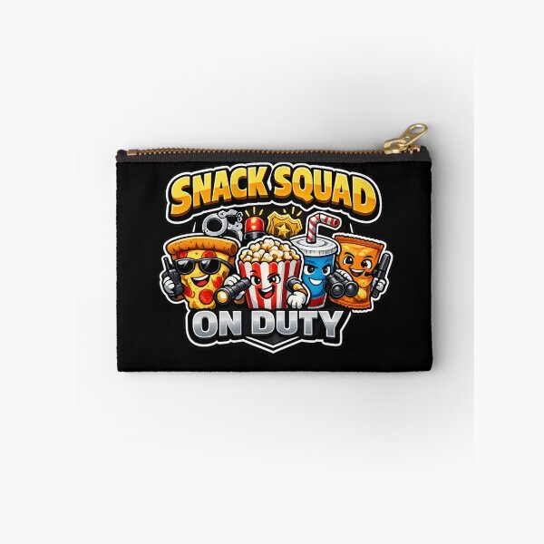 Item preview, SNACK SQUAD – ON DUTY – Funny Sticker & T-Shirt Design designed and sold by Timeless Junction.
