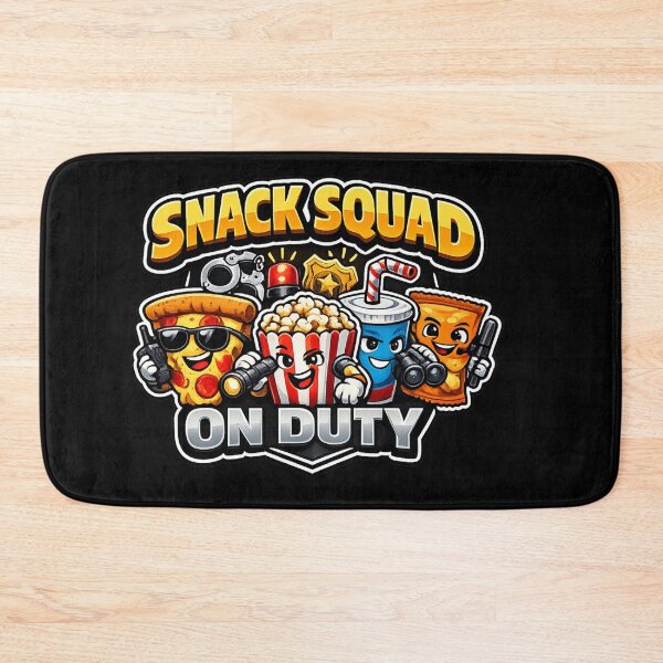 Item preview, SNACK SQUAD – ON DUTY – Funny Sticker & T-Shirt Design designed and sold by Timeless Junction.