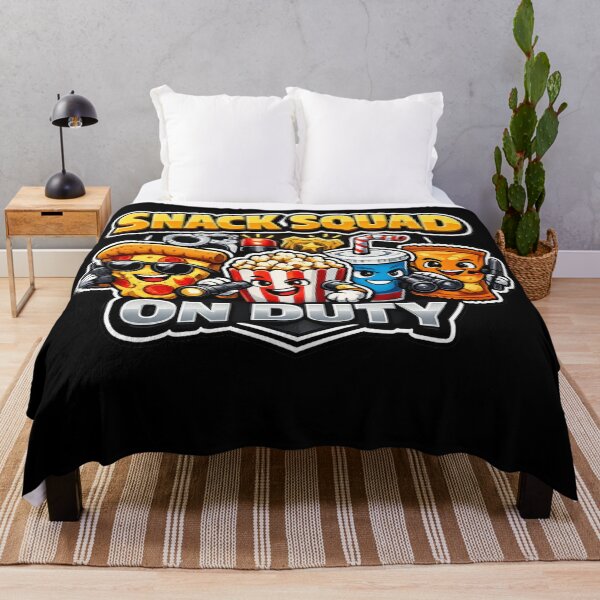 Item preview, SNACK SQUAD – ON DUTY – Funny Sticker & T-Shirt Design designed and sold by Timeless Junction.