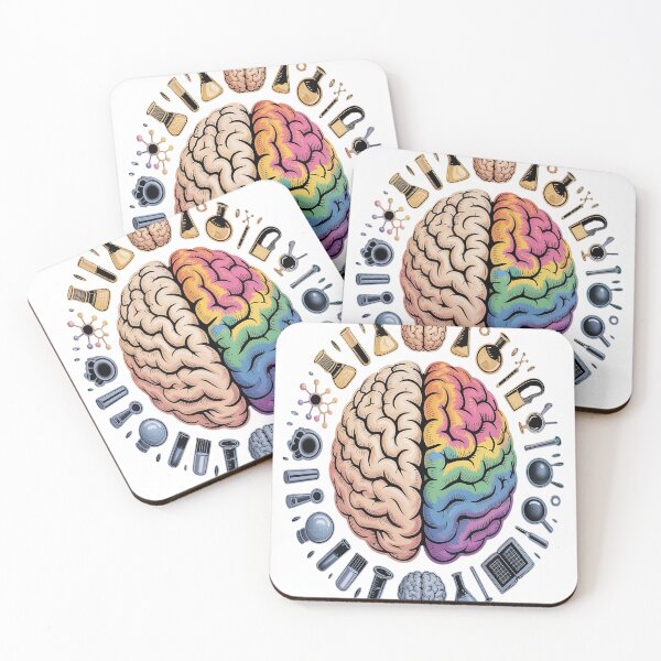 Item preview, Colorful Brain - Science And - Neuroscience Neurologist designed and sold by TheRetroStyle.