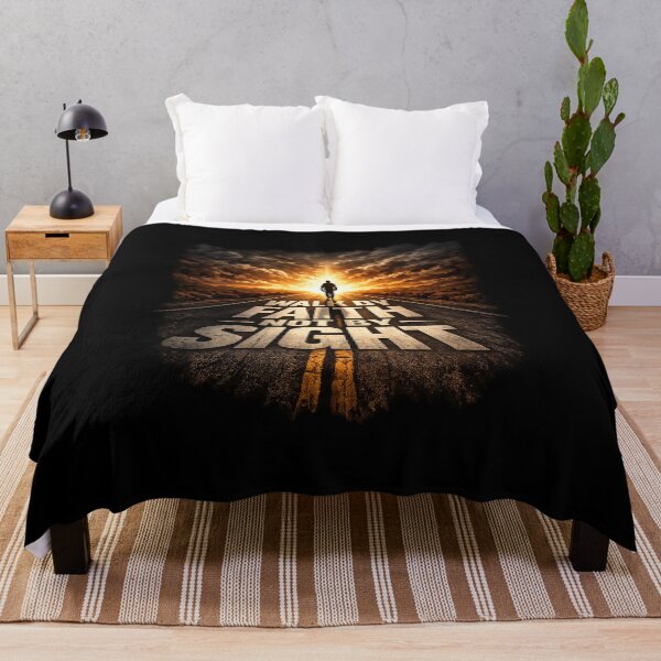 Item preview, Walk By Faith Not By Sight Shirt - Christian Bible Verse, Inspirational Religious Apparel designed and sold by MKreative Studio.