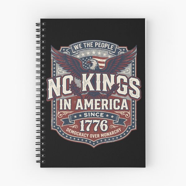Item preview, No King in America March 28, 2026 | Patriotic Protest  designed and sold by THREE LITTLE BEANS.