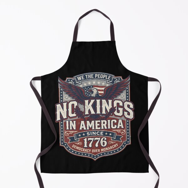 Item preview, No King in America March 28, 2026 | Patriotic Protest  designed and sold by THREE LITTLE BEANS.