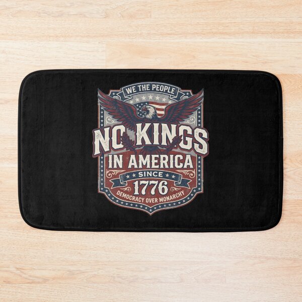 Item preview, No King in America March 28, 2026 | Patriotic Protest  designed and sold by THREE LITTLE BEANS.