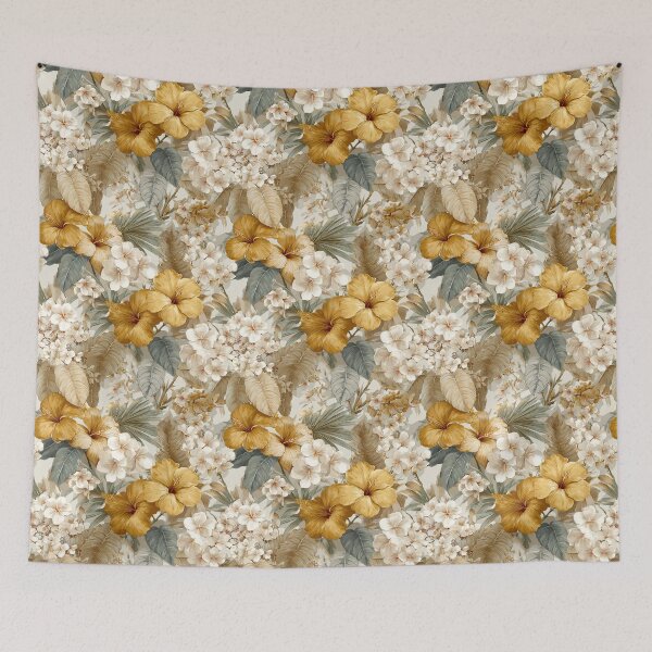 Item preview, Flourishing Tropical Flower  - Flower Garden Pattern  - Birthday Gifts For Boyfriend designed and sold by RoyalStarsPatts.