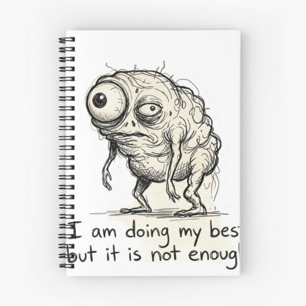Item preview, Doing My Best But It’s Not Enough Meme Sticker designed and sold by Imaginarium of Chaos falcon88 .