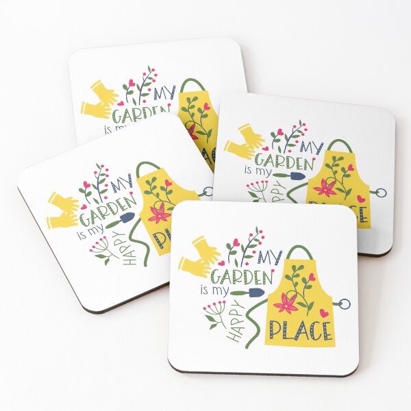 Item preview, My Garden Is My Happy Place – Cute Gardening Design designed and sold by mcraft studio.