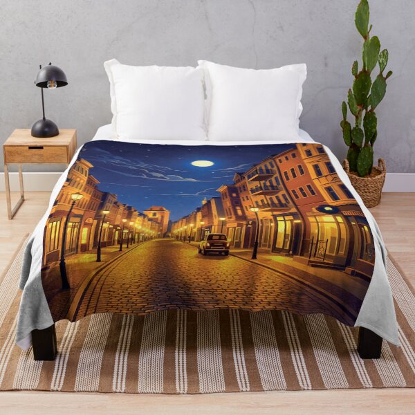 Item preview, Nighttime European Alley designed and sold by darekkocurek.