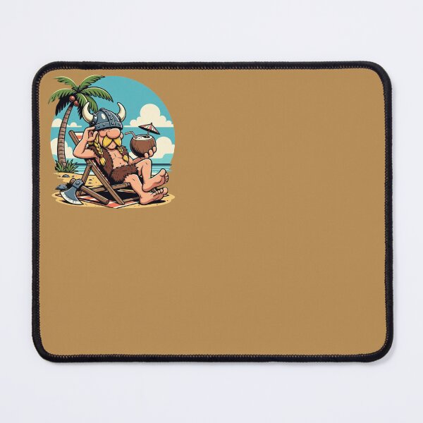 Item preview, Viking Sun Shield – Funny Beach Vacation Emblem designed and sold by SilentPowerArt.
