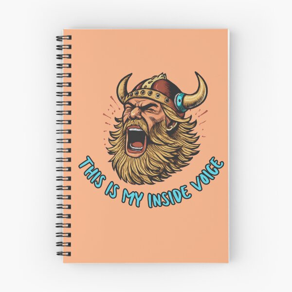 Item preview, This is My Inside Voice - Funny Screaming Viking designed and sold by Silver Realm Studio.