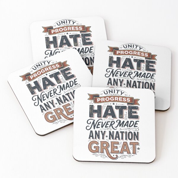 Item preview, Anti-Trump Political Floral Shirt, Hate Never Made Any Nation Great, Feminist Political Statement designed and sold by THREE LITTLE BEANS.