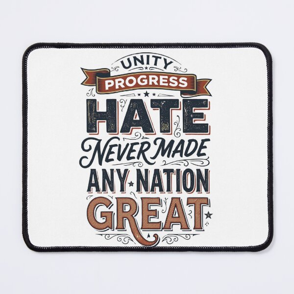Item preview, Anti-Trump Political Floral Shirt, Hate Never Made Any Nation Great, Feminist Political Statement designed and sold by THREE LITTLE BEANS.