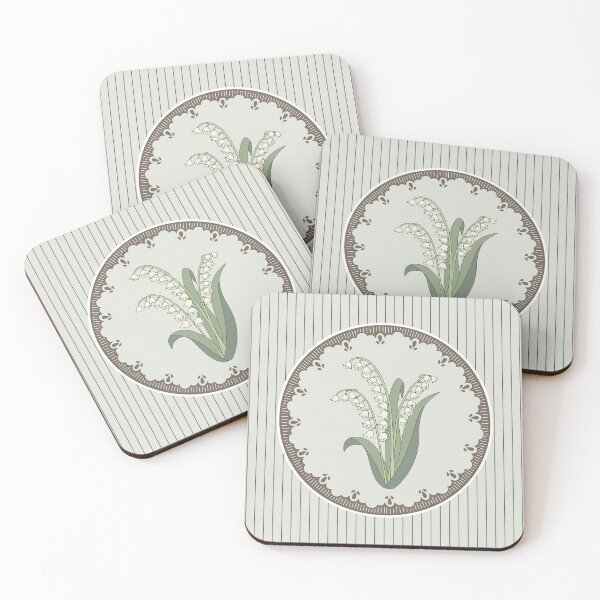 Item preview, Art Nouveau Lily of the Valley designed and sold by storieslanguage.