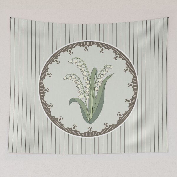 Item preview, Art Nouveau Lily of the Valley designed and sold by storieslanguage.