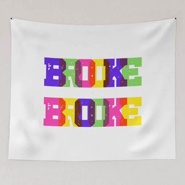 Item preview, BROOKE Name T-Shirt – Colorful Modern Typography Graphic Tee – Personalized Name Illustration – Fun Bold Text Shirt designed and sold by infinitearte.