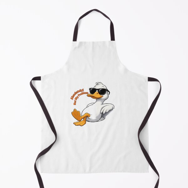 Item preview, Unbothered Duck with Sunglasses – “Absolutely Not My Problem” Funny Chill Meme Design designed and sold by MaryvonLogg.