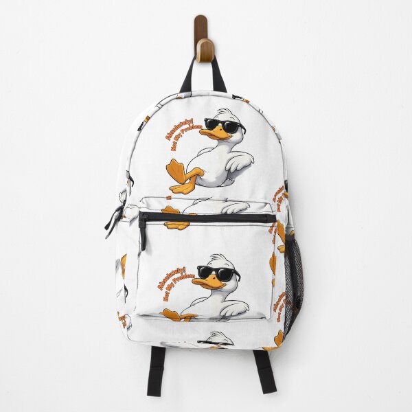 Item preview, Unbothered Duck with Sunglasses – “Absolutely Not My Problem” Funny Chill Meme Design designed and sold by MaryvonLogg.