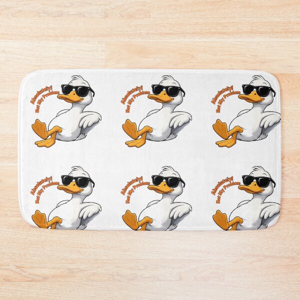 Item preview, Unbothered Duck with Sunglasses – “Absolutely Not My Problem” Funny Chill Meme Design designed and sold by MaryvonLogg.