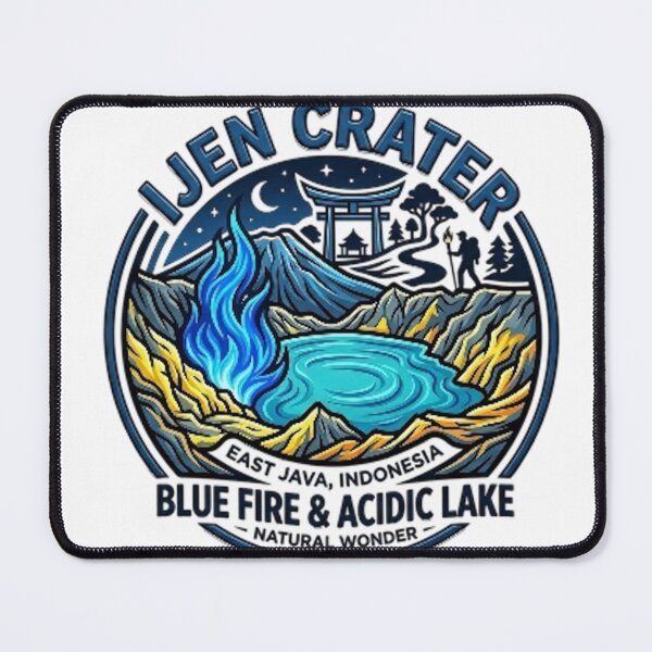 Item preview, IJEN CRATER, BLUE FIRE & ACIDIC LAKE, EAST JAVA designed and sold by likbatonboot.