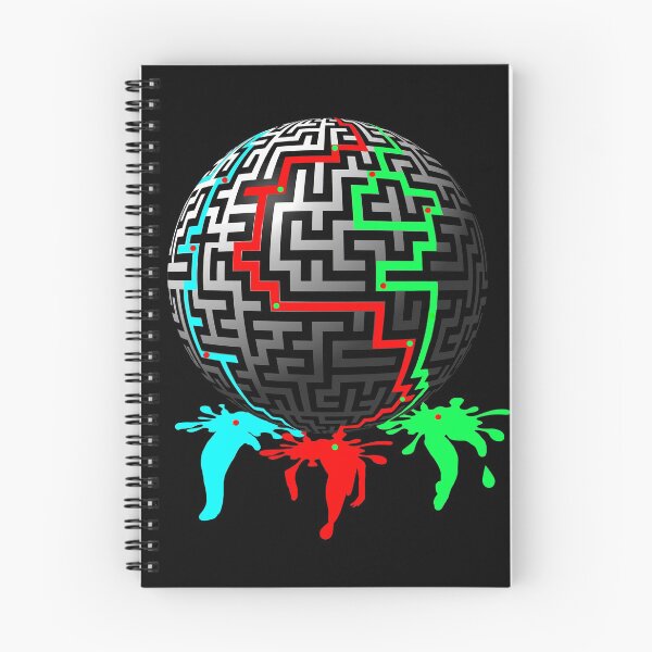 Item preview, Graphic sphere labyrinth fluorescent paint designed and sold by Astralia.
