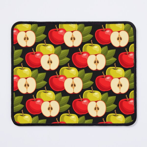 Item preview, 3616C - vibrant red and green apples pattern designed and sold by RouCouCou.