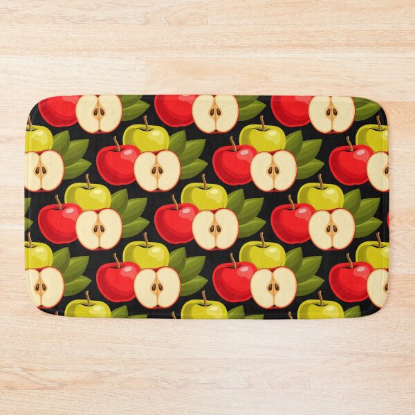 Item preview, 3616C - vibrant red and green apples pattern designed and sold by RouCouCou.