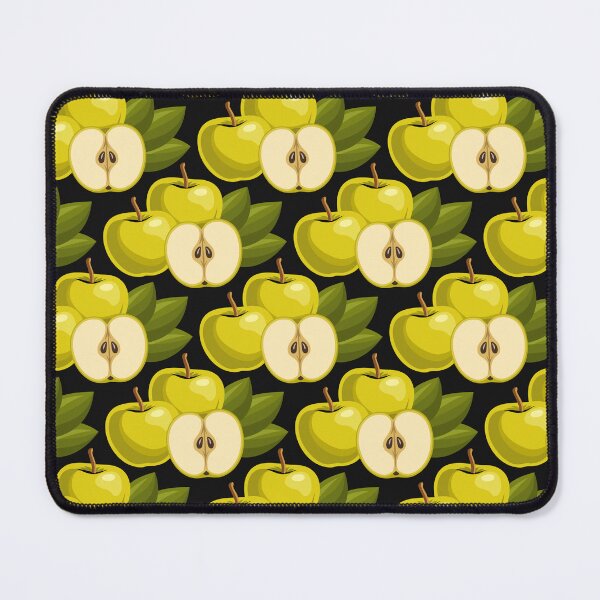 Item preview, 3616B - vibrant green apples pattern designed and sold by RouCouCou.