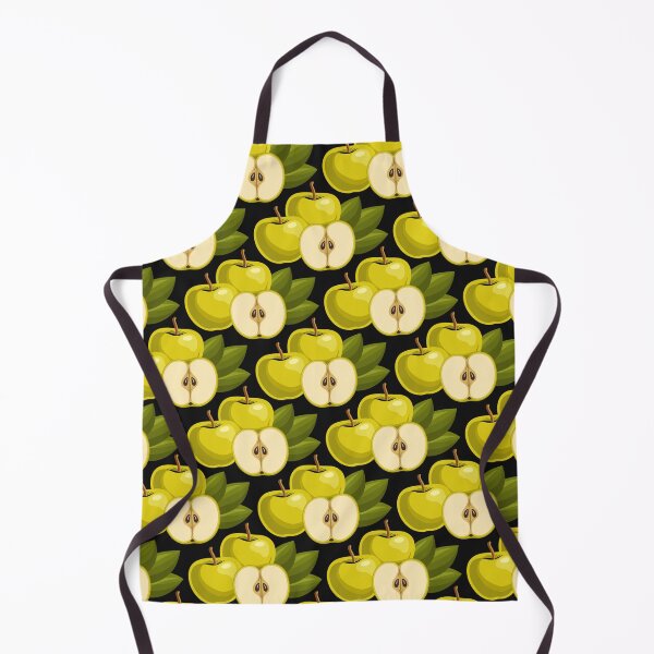 Item preview, 3616B - vibrant green apples pattern designed and sold by RouCouCou.