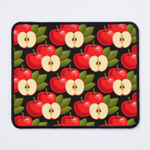 Item preview, 3616A - vibrant red apples pattern designed and sold by RouCouCou.