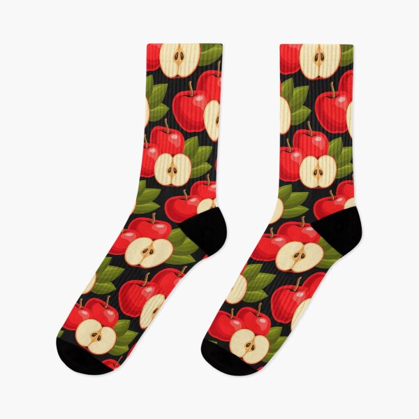 Item preview, 3616A - vibrant red apples pattern designed and sold by RouCouCou.