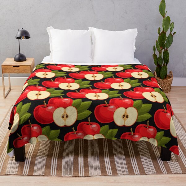 Item preview, 3616A - vibrant red apples pattern designed and sold by RouCouCou.