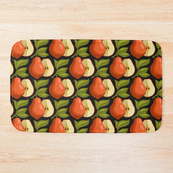 Item preview, 3614B - red pears pattern designed and sold by RouCouCou.