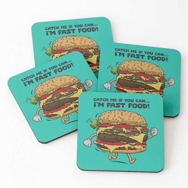 Item preview, Catch Me If You Can I’m Fast Food Funny Burger Runner designed and sold by Geek-O-MNL.