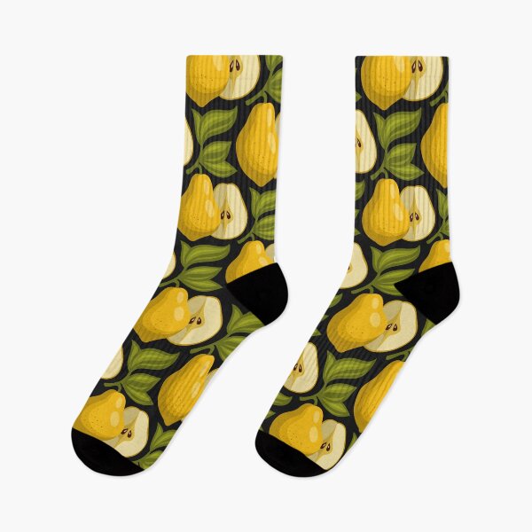 Item preview, 3614A - yellow pears pattern designed and sold by RouCouCou.