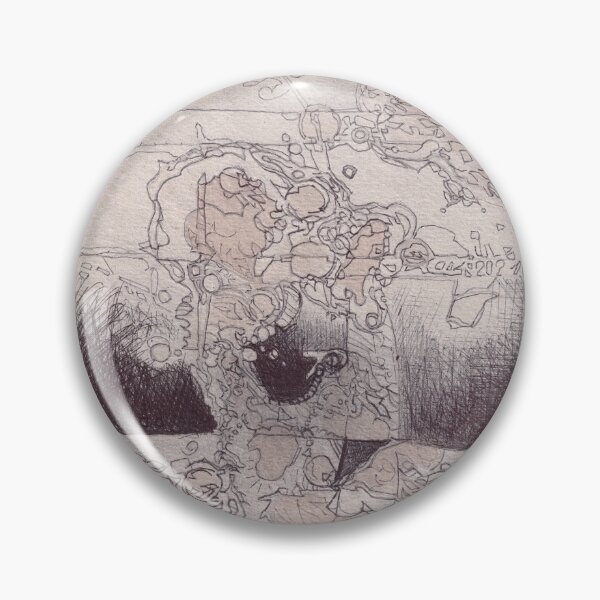 Item preview, Bio-Mechanical Blueprint: Intricate Ink Map designed and sold by 90 A.