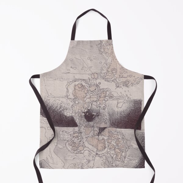 Item preview, Bio-Mechanical Blueprint: Intricate Ink Map designed and sold by 90 A.