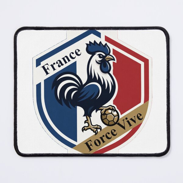 Item preview, France Rooster Thunder T-Shirt, Triumphant Rooster Soccer Mug, French Flag Majesty Crest Gift designed and sold by YMLux.