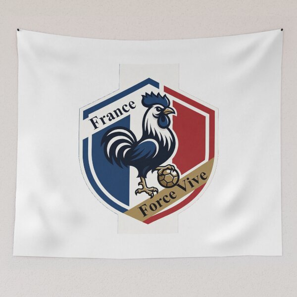 Item preview, France Rooster Thunder T-Shirt, Triumphant Rooster Soccer Mug, French Flag Majesty Crest Gift designed and sold by YMLux.