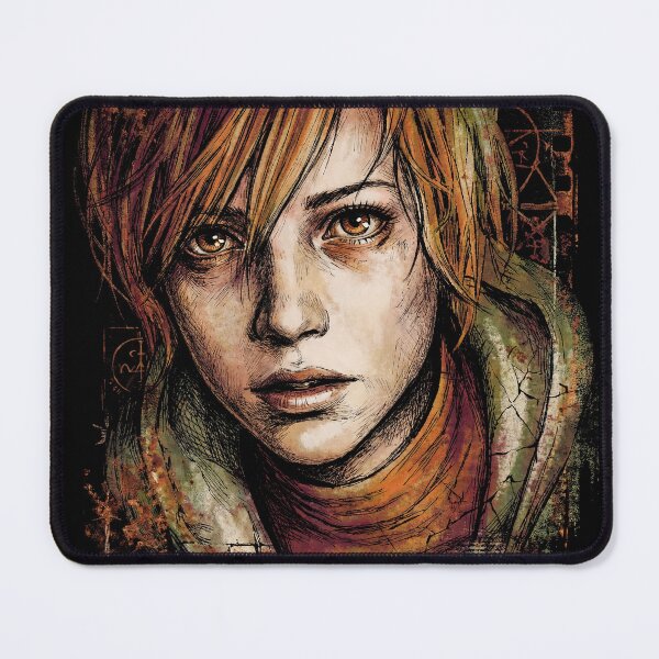 Item preview, Heather Mason SH3 Red Pendant Gold Chain Reincarnation Art designed and sold by Senpaiwaves.