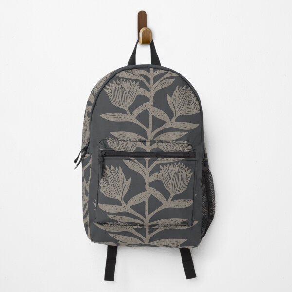 Item preview, Minimalist masculine botanical Floral charcoal black interiors designed and sold by Milatoo.