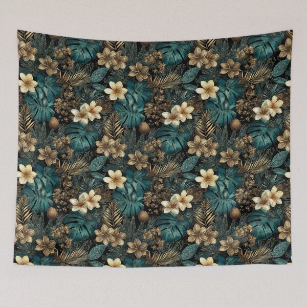 Item preview, Delicate Tropical Flower Print  - Flower Garden Pattern  - Gifts For Girlfriend designed and sold by RoyalStarsPatts.