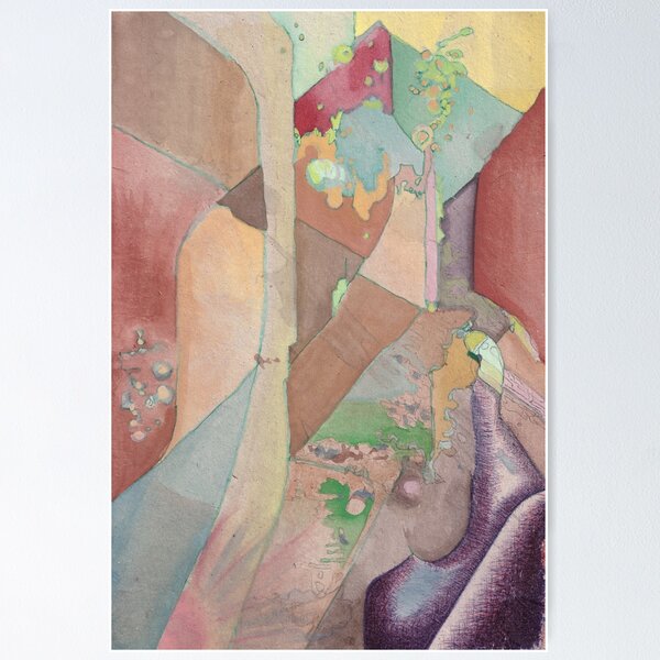 Item preview, Organic Strata: Pastel Abstract Garden designed and sold by 90 A.