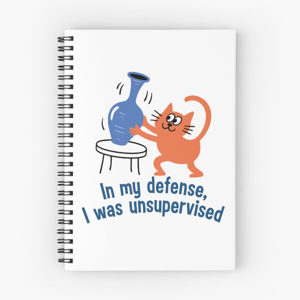 Item preview, Funny Orange Cat "Unsupervised" Design - Mischievous Cat & Vase Art designed and sold by ArthousePromos.
