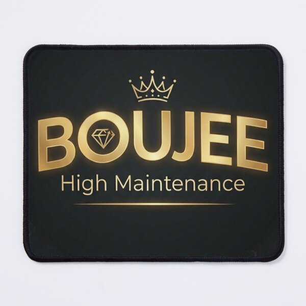 Item preview, The Boujee Emblem — Gold & Marble Luxe designed and sold by radhikakgarg14.