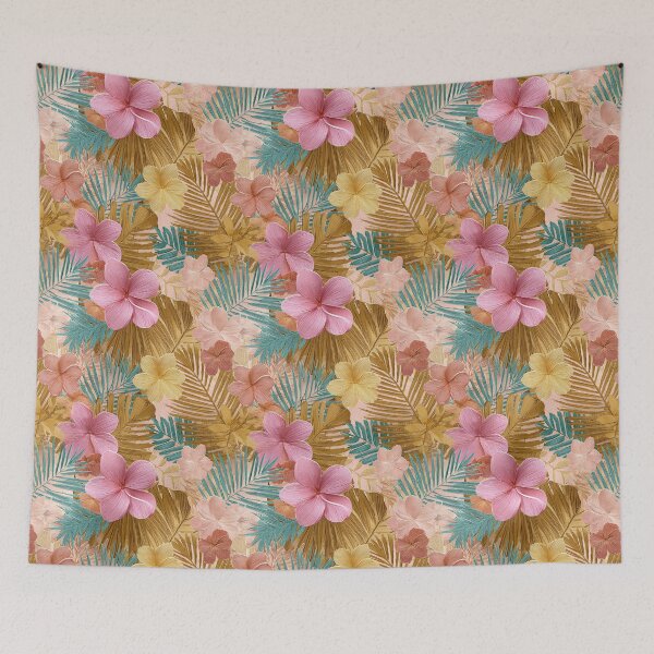 Item preview, Cute Tropical Flower Print  - Flower Floral Bouquet  - Gifts For Coworkers designed and sold by RoyalStarsPatts.