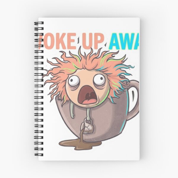 Item preview, I Woke Up Awake Meme Sticker designed and sold by Imaginarium of Chaos falcon88 .