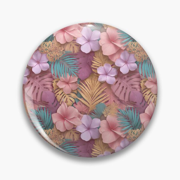 Item preview, Graceful Tropical Floral Texture  - Flower Garden Pattern  - Gift Ideas For Mom designed and sold by RoyalStarsPatts.